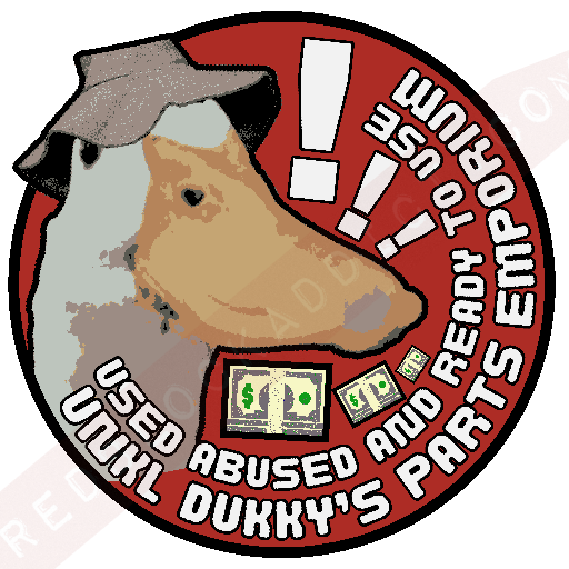 Unkl Dukky Sticker